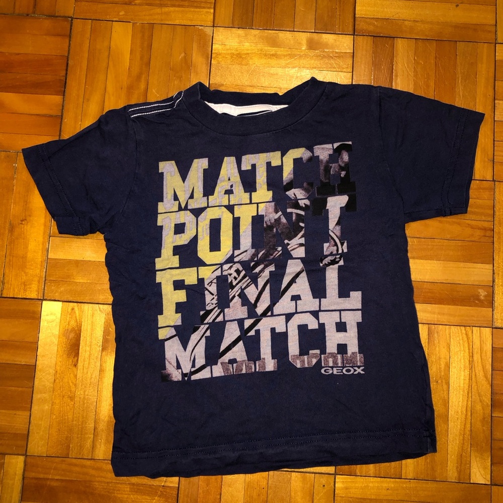 Geox Blue Short Sleeve Graphic Tee